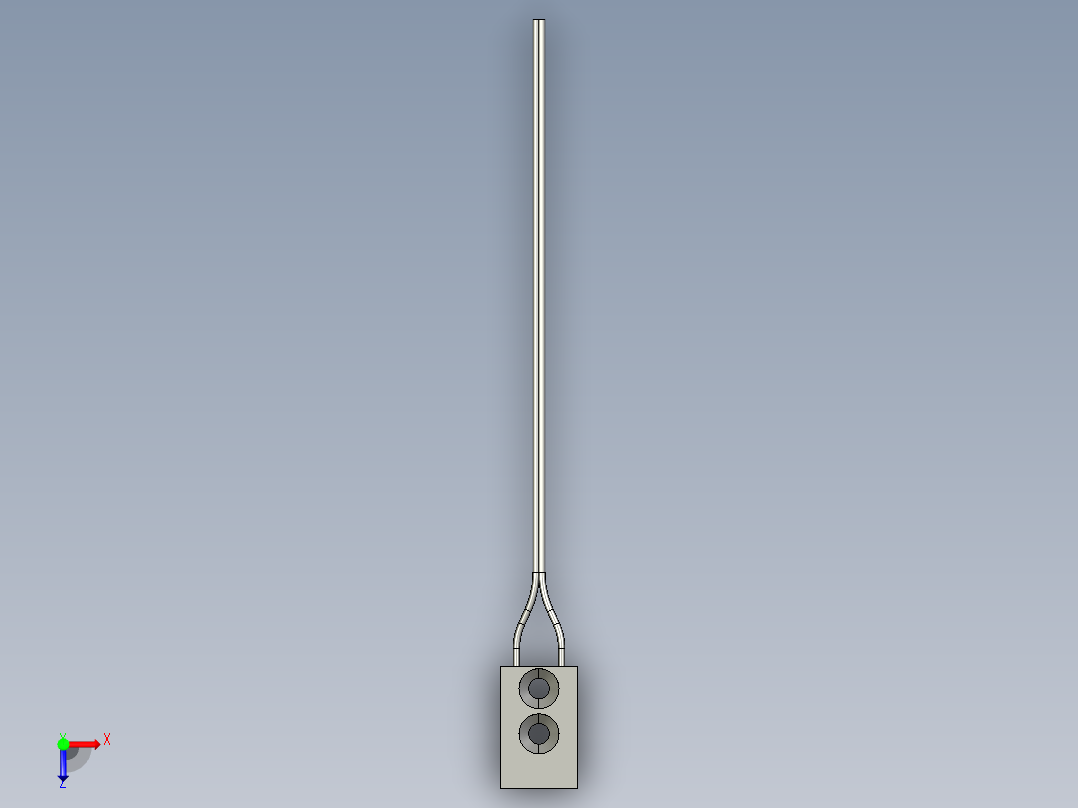 基恩士FU-38_kc图纸模型俯视图