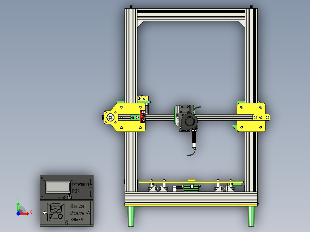Cairo30 3D 打印机前视图