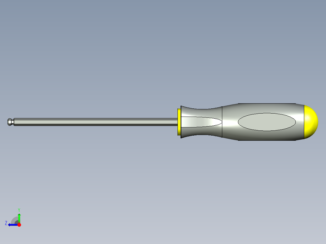 7-64球头六角螺丝刀--sw stp右视图