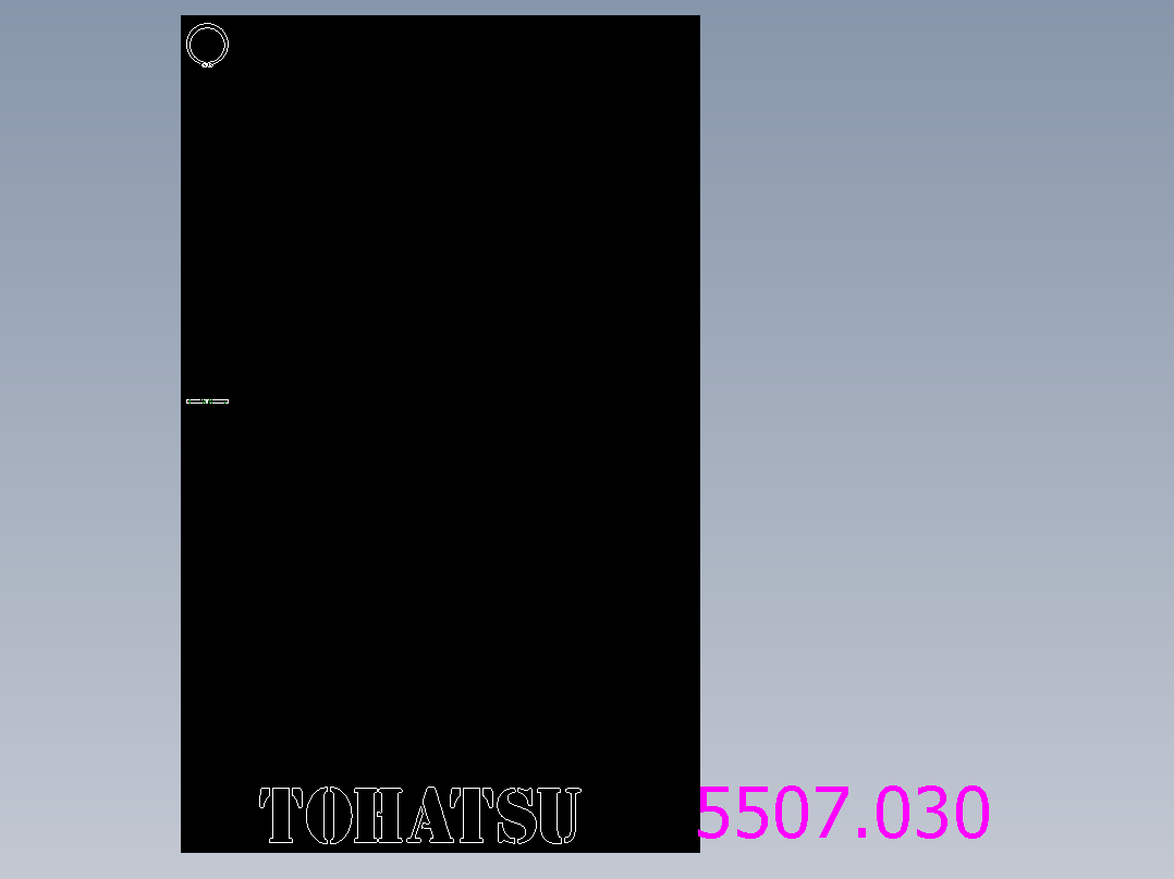 C型扣環(軸用)5507-2D多系列多零件图纸模型