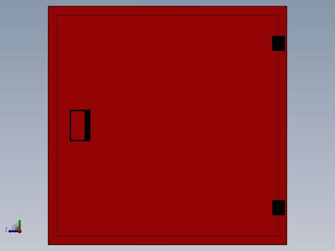 fire-cabinet-7-消防柜-sw.6 三维 图纸右视图