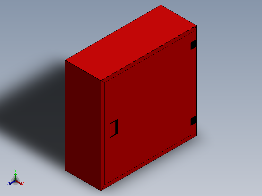 fire-cabinet-7-消防柜-sw.6 三维 图纸正等轴测图