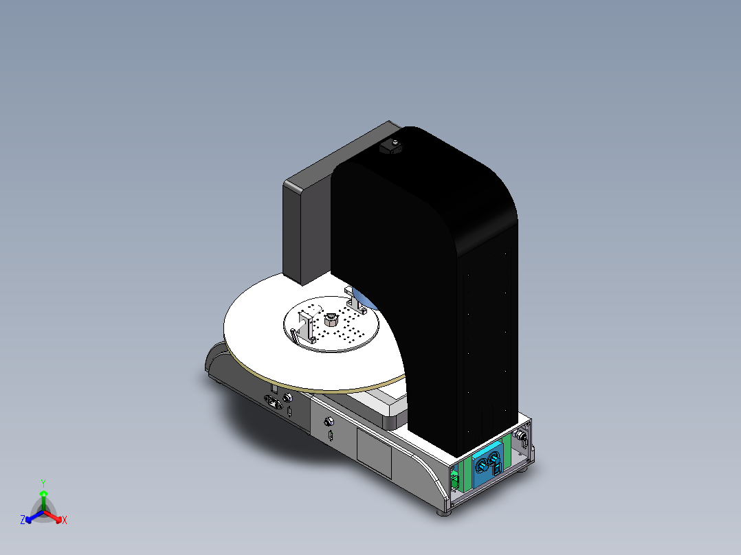标机检测设备sw21可编辑正等轴测图
