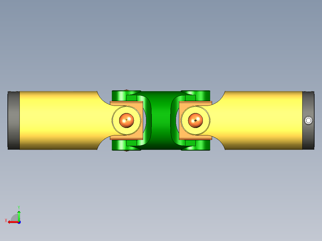 双万向节后视图