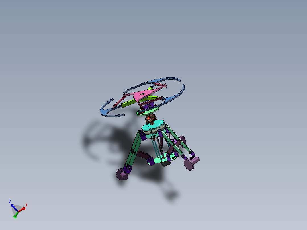 管道清扫机器人机械结构及控制系统设计（三维SW+CAD图纸+说明）