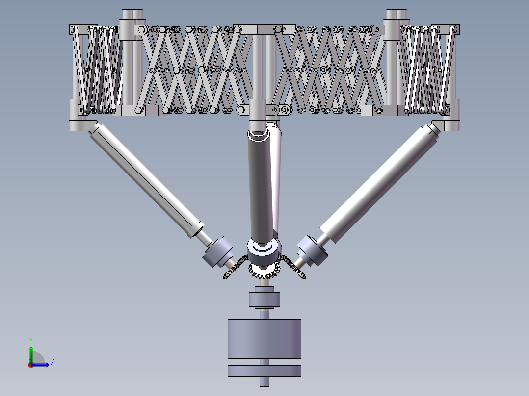 旋转机器左视图