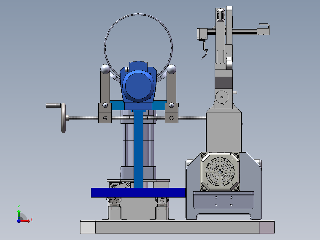 螺旋钢管焊接机sw18前视图