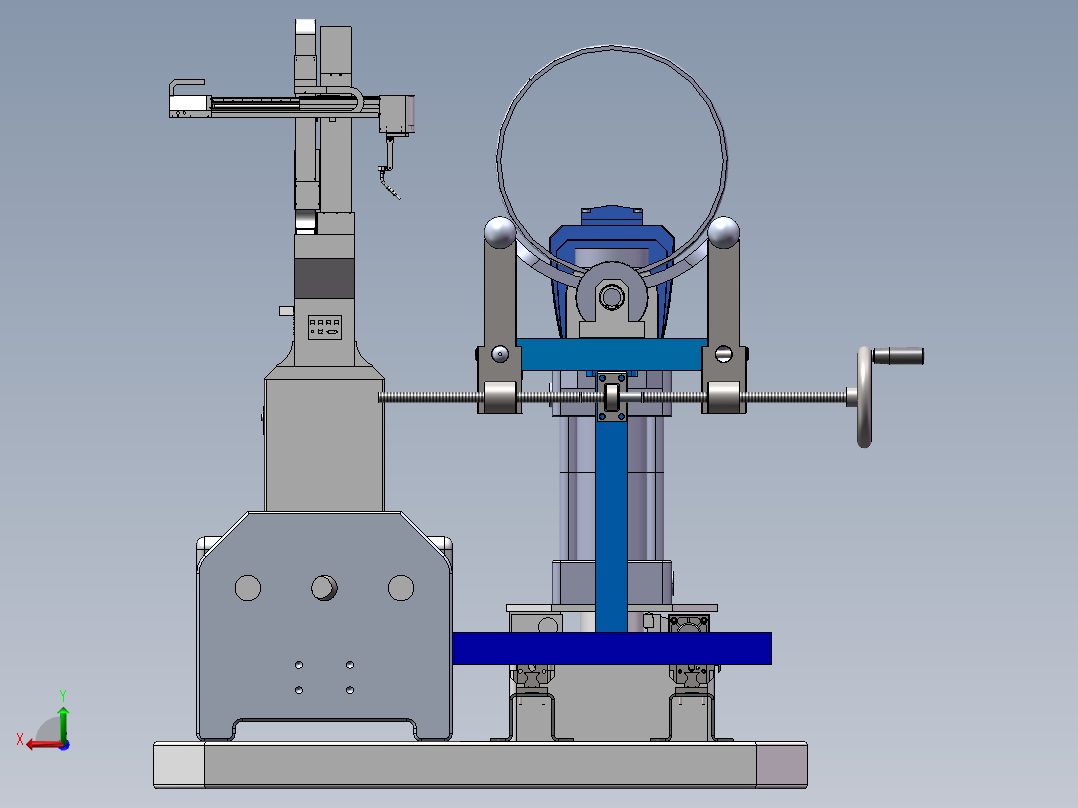 螺旋钢管焊接机sw18后视图