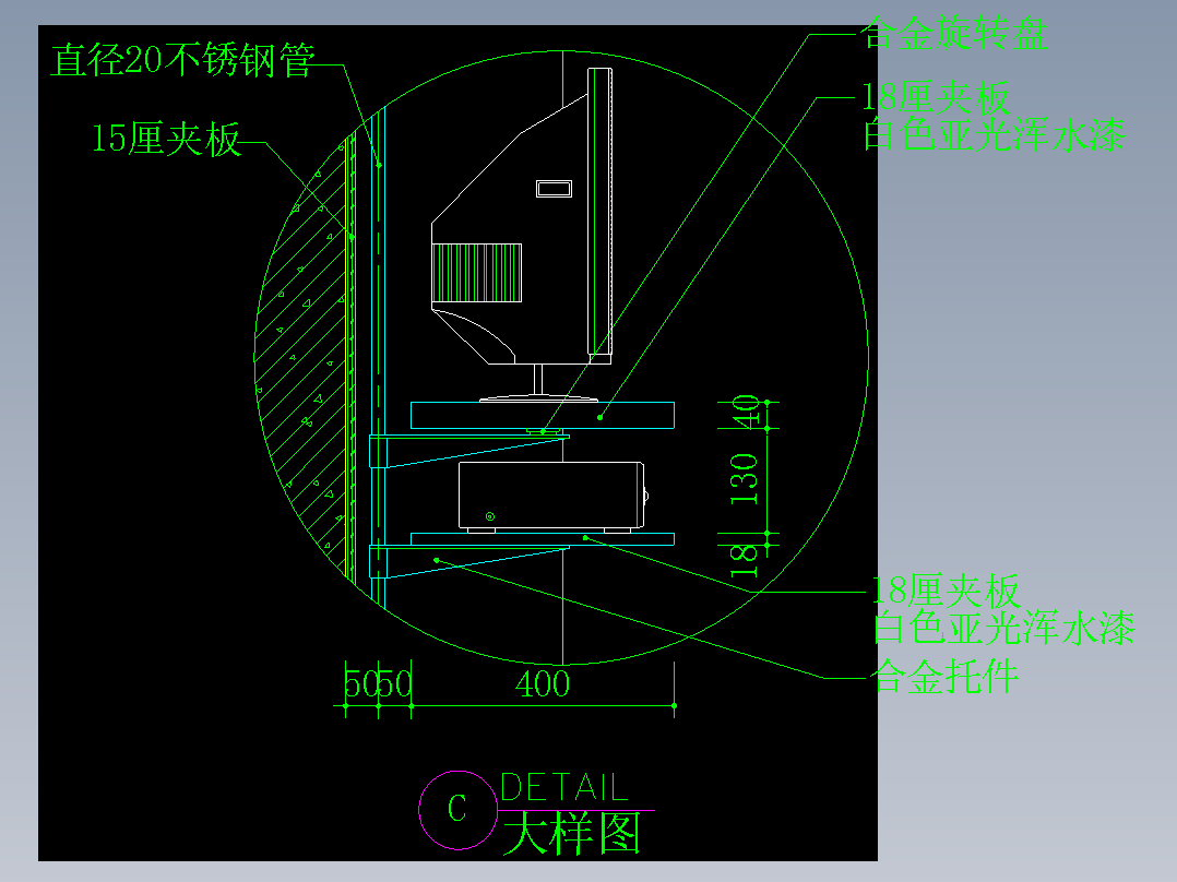 家装类CAD图块(五)-FH01108F