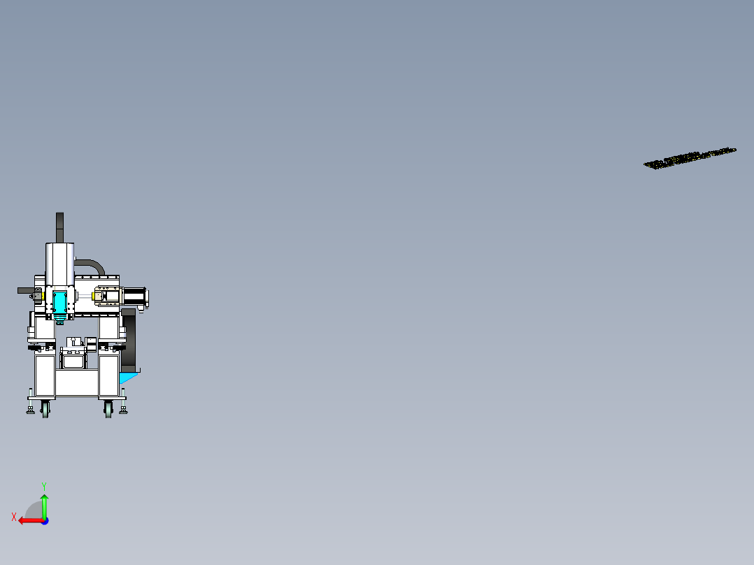 B2_6米大型龙门铣床后视图