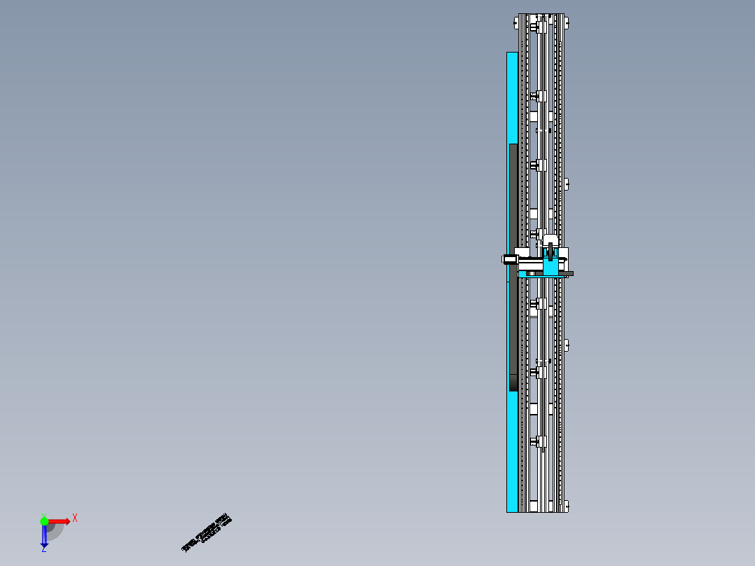 B2_6米大型龙门铣床俯视图