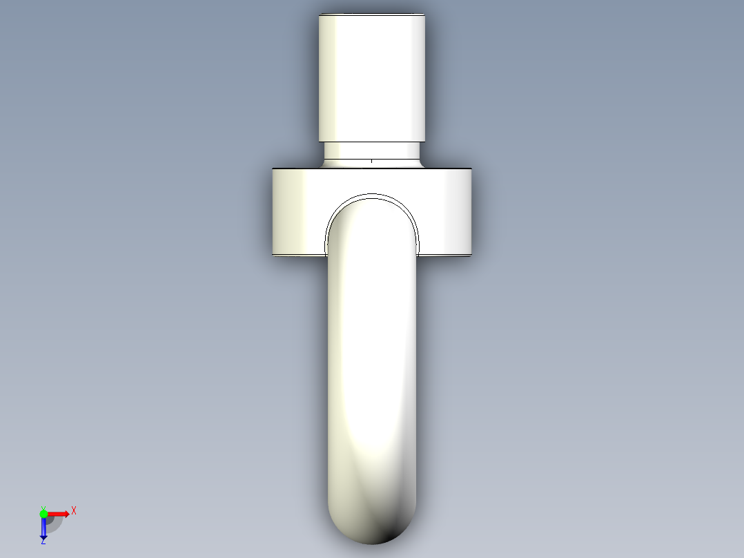 吊模栓CHII-3D多系列多零件图纸模型俯视图