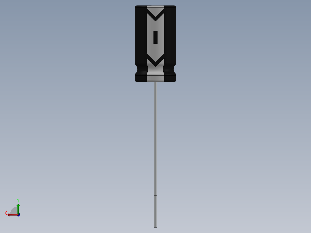 电容器 二极管 电阻器-Capacitor 470uF-10V后视图