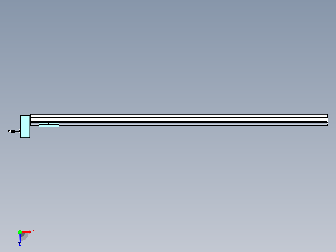 威洛博VBF同步带传动一般环境VBF14-L45-S1800-BRU-ZP40-C3俯视图