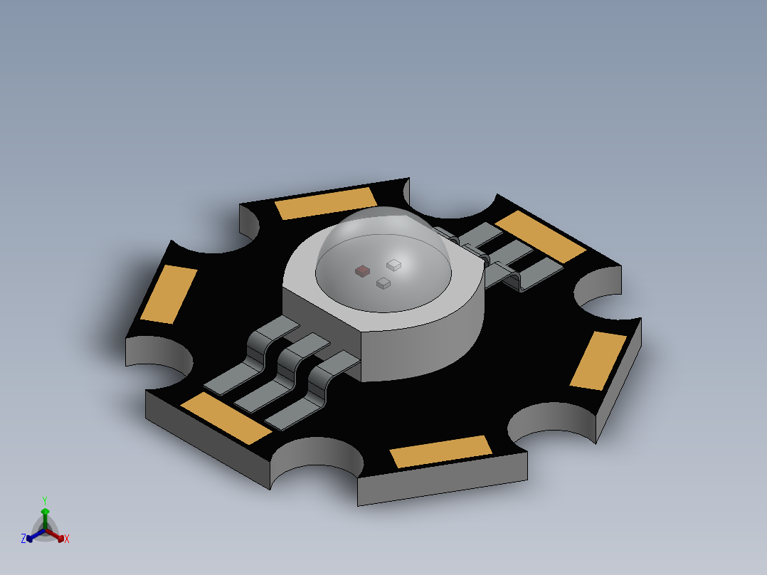 RGB氛围灯13正等轴测图