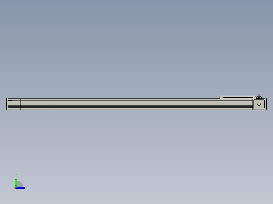 欧规系列-LB8-L150-S1400-BL-ZP75-C3左视图
