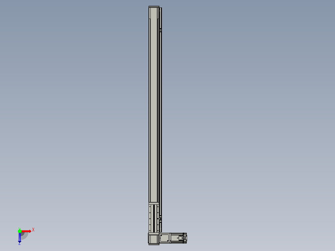 欧规系列-LB8-L150-S1400-BL-ZP75-C3俯视图