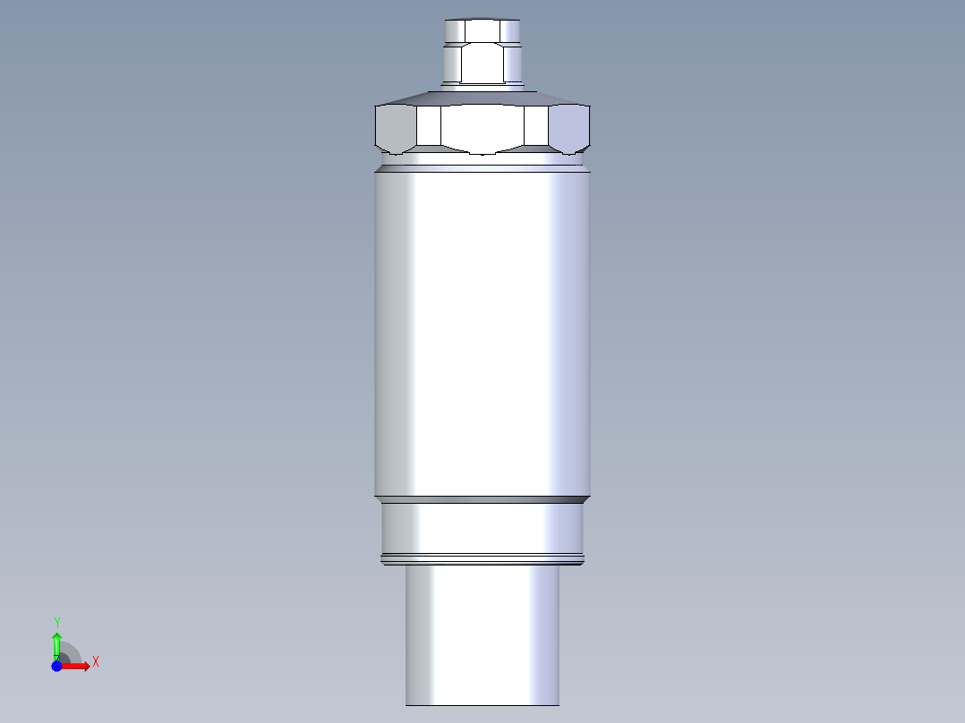 KOSMEKLD0262-Q多系列多零件图纸模型前视图