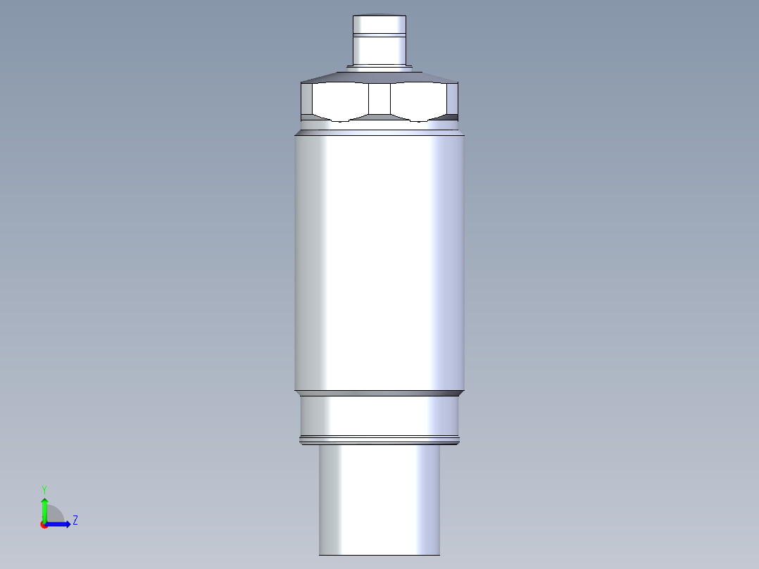 KOSMEKLD0262-Q多系列多零件图纸模型左视图