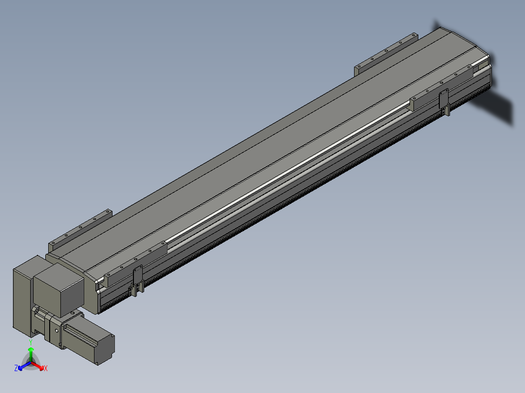 直线模组LHB21-L40-S1150-LD设计图纸