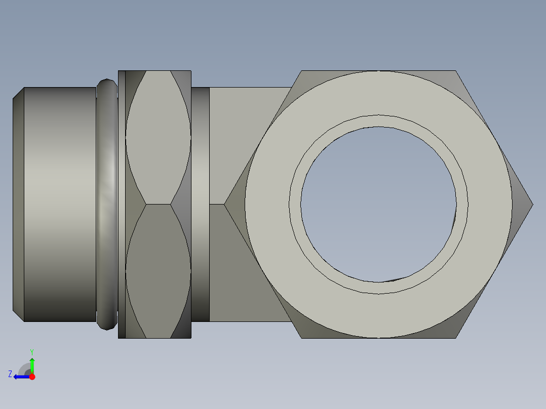 卡套式工业通用硬管接头16_s5bu-s右视图