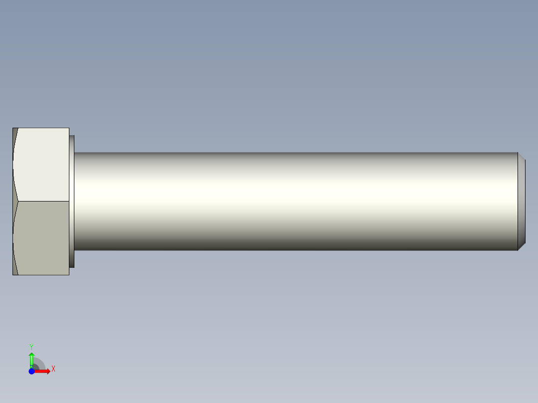 螺钉-DIN_931-M24x3x110_36.stp前视图