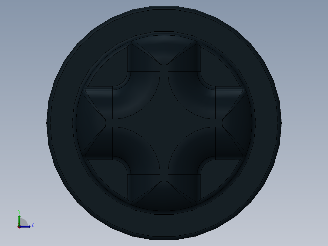 乐高机械组车桥-32209 Black Technic Axle 5.5 with Stop.SLDPRT左视图