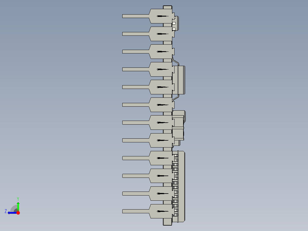 电路板 STP PROE右视图