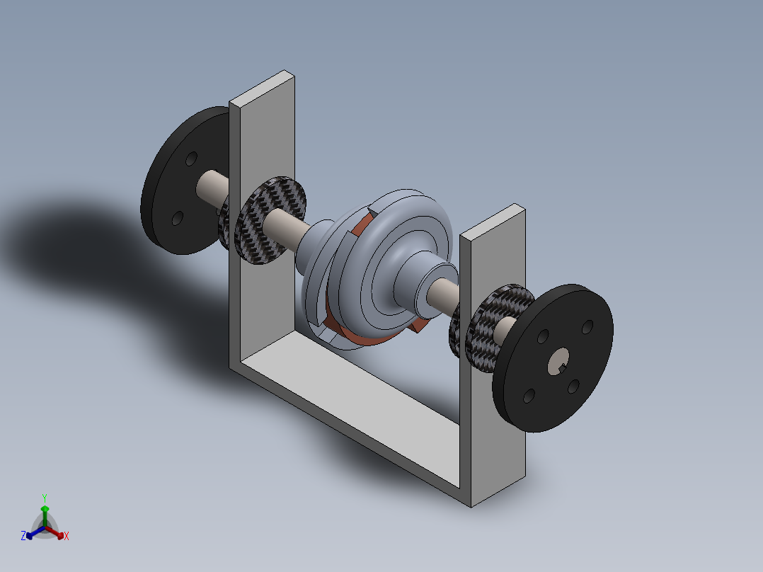 联轴器正等轴测图