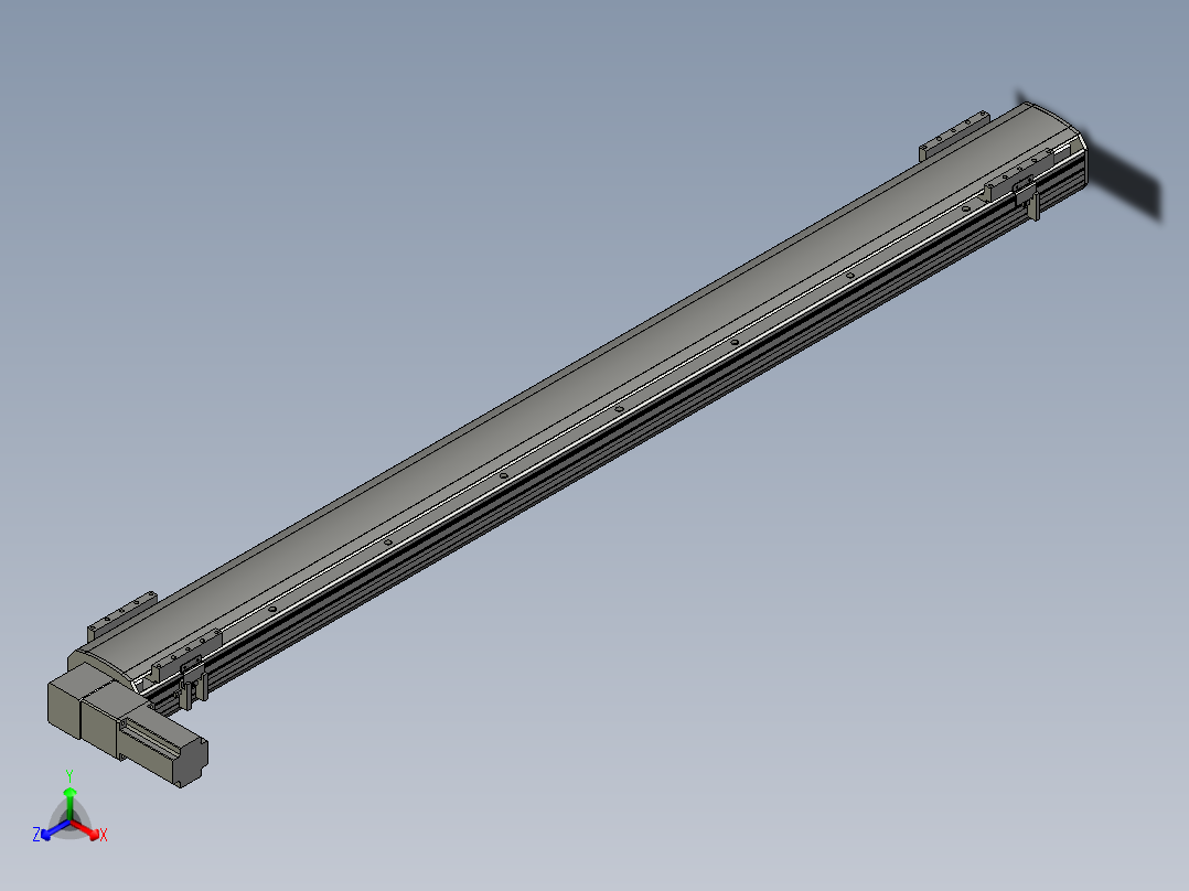 直线模组WG-LHB12-S1400-L(B)设计图纸