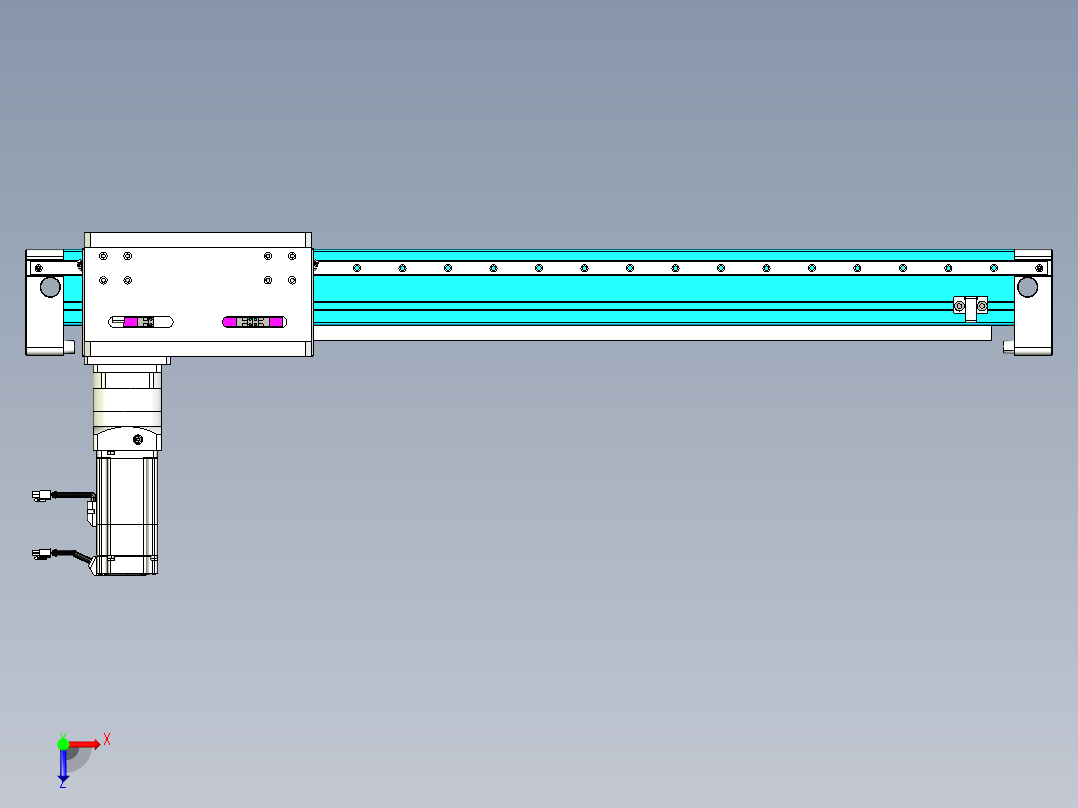 威洛博VG 系列模组VG10Z-L50π-S900-BC-ZP75B-C3-K俯视图