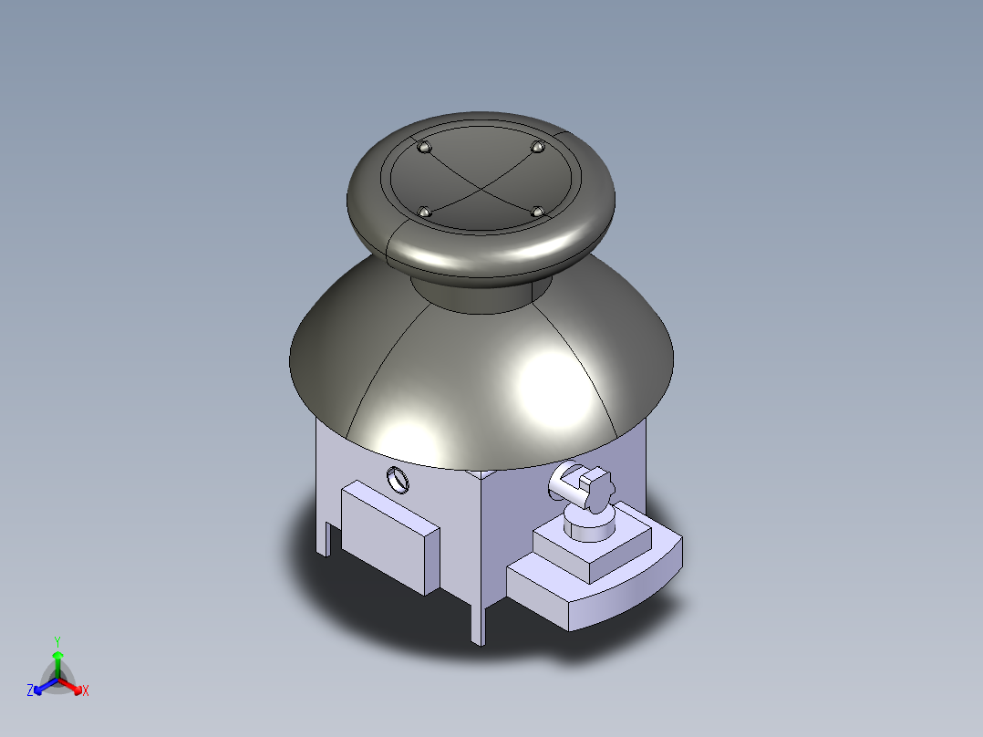 游戏杆正等轴测图