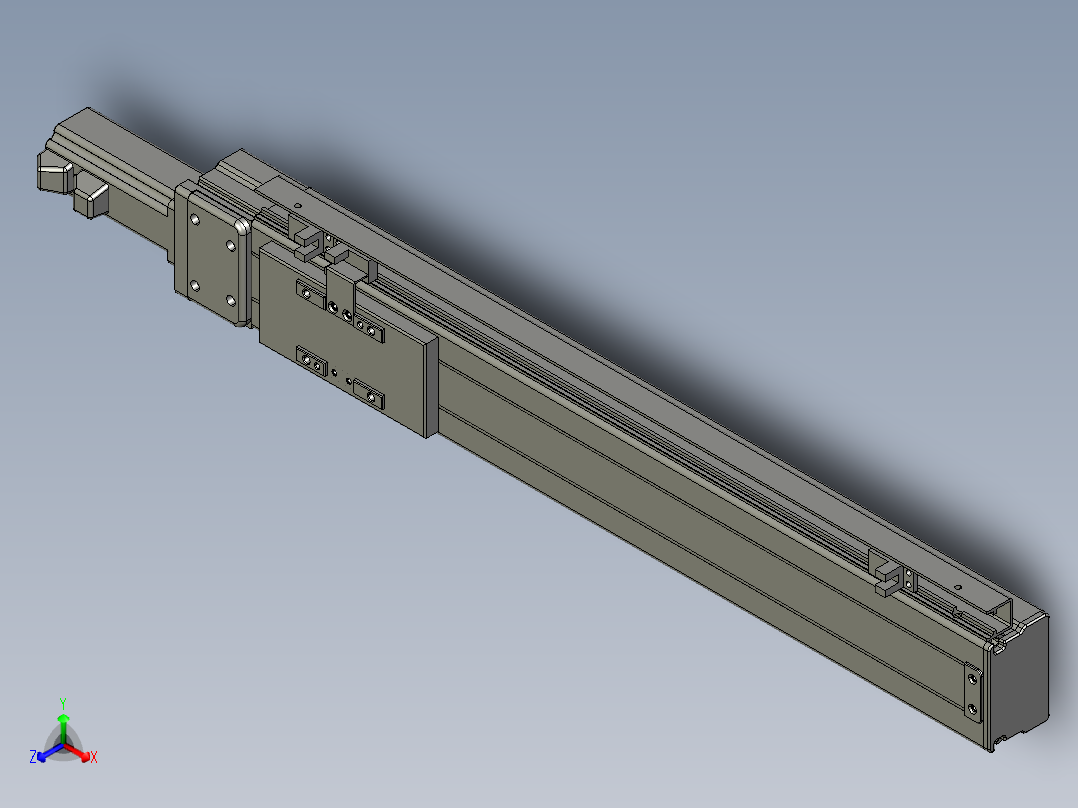 VF丝杆传动-一般环境VT6-L10-C-S360-BC-P10-C4正等轴测图
