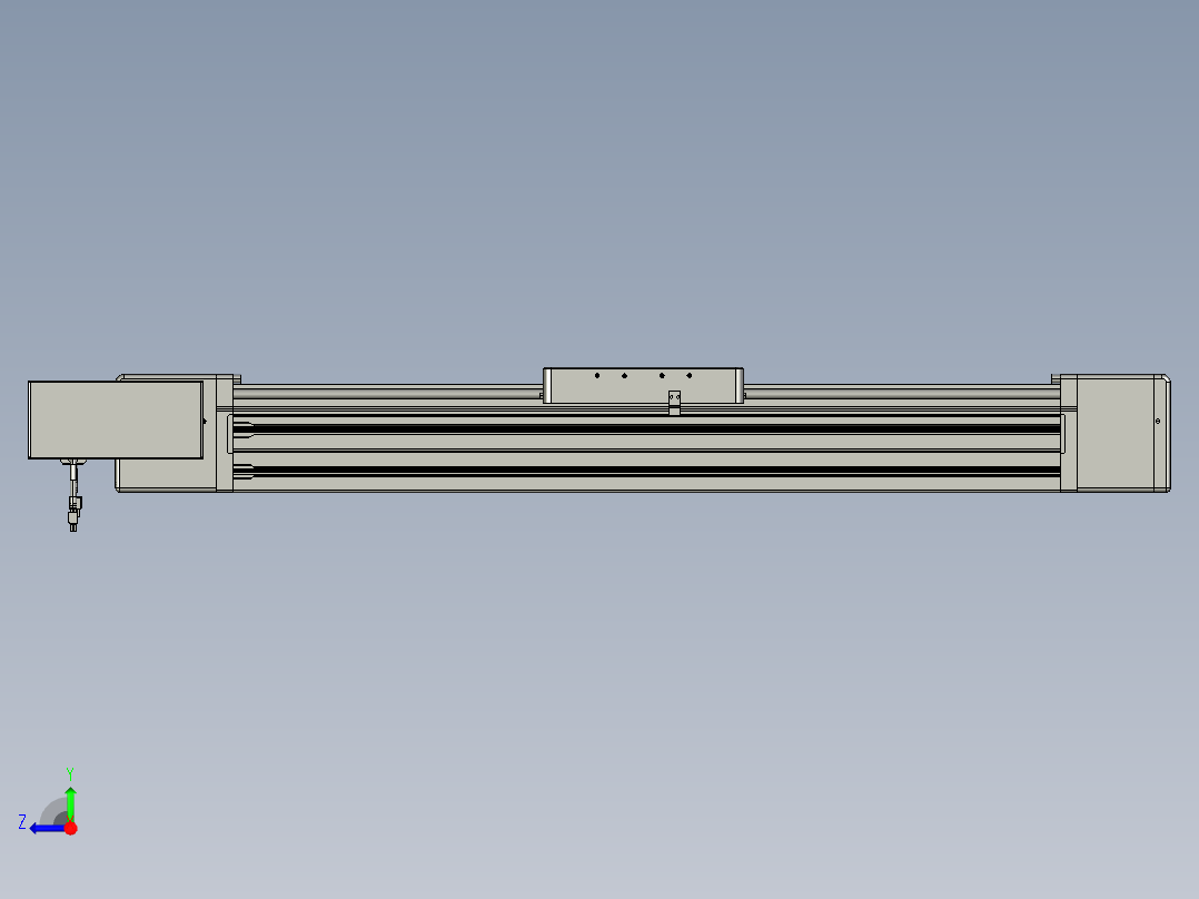 威洛博直线电机模组EB20-L224-S700-BL-ZP75-MS3-5K右视图