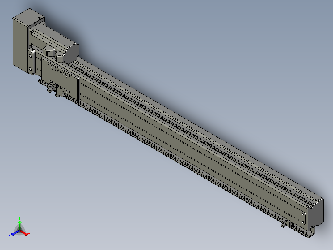 VF丝杆传动-一般环境VT5-L10-C-S560-BR-P10-D4正等轴测图