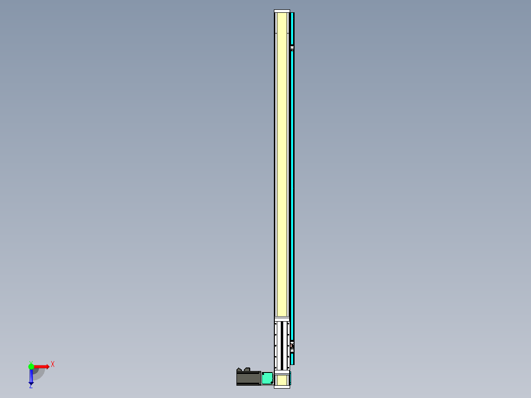 欧规系列-LB6-L130-C-S1200-BR-P40-D3俯视图