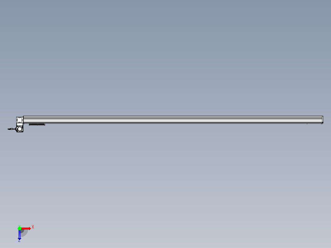 威洛博VBC同步带传动一无尘环境VBC14-L45-S2700-BLU-ZP40-C3俯视图