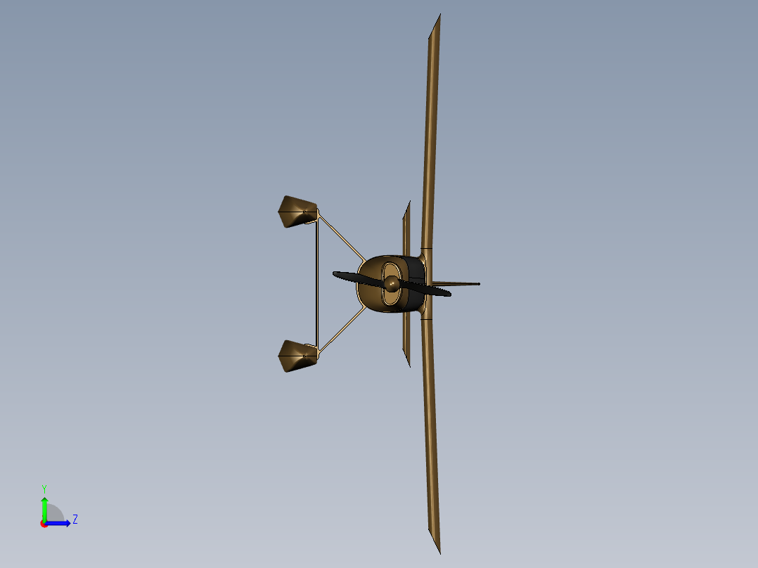 遥控水上飞机 Helio Courier H-295左视图