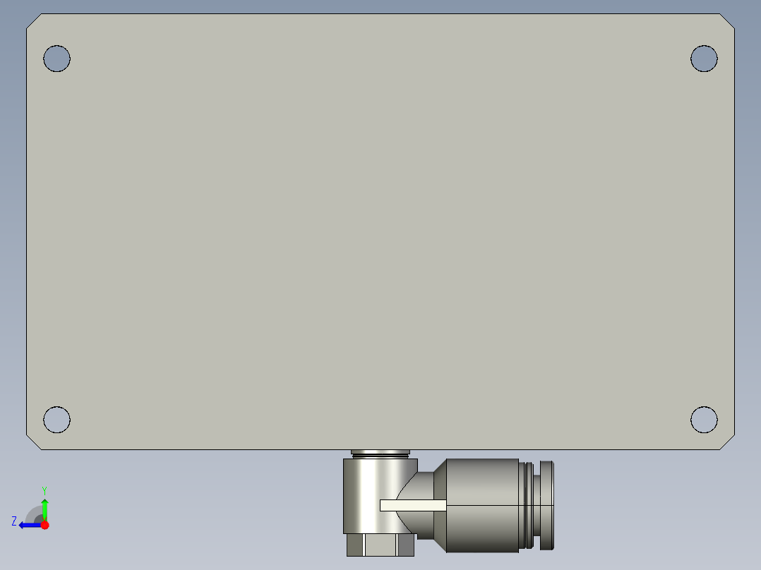 基恩士OP-79429_kc图纸模型右视图