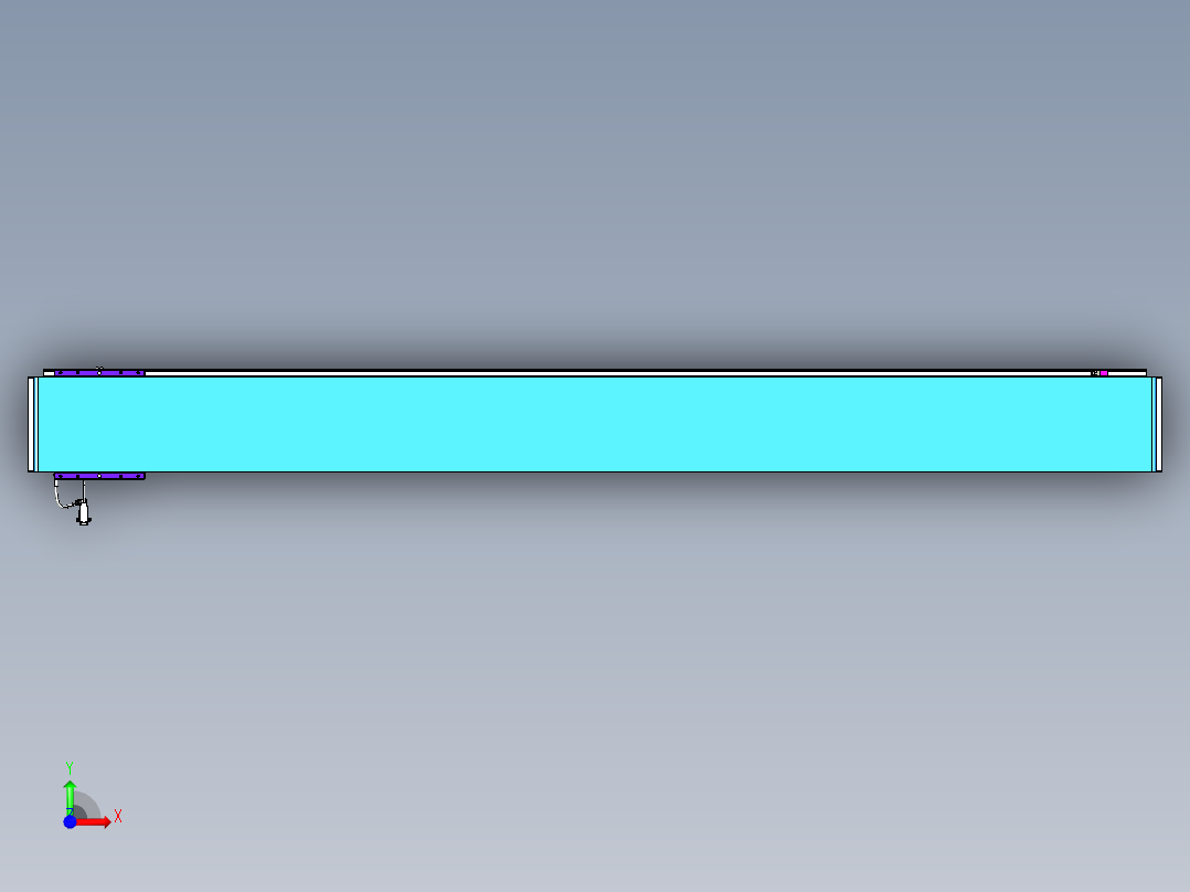 威洛博VL系列直线电机模组-VL22H3-S2300前视图