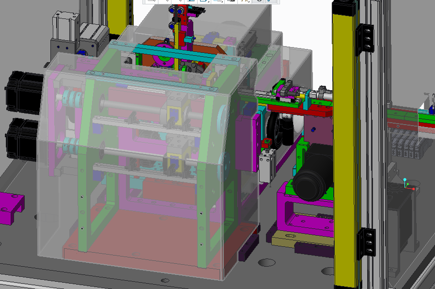 高速电子凸轮插针机3D图纸 机械设计参考资料设计素材
