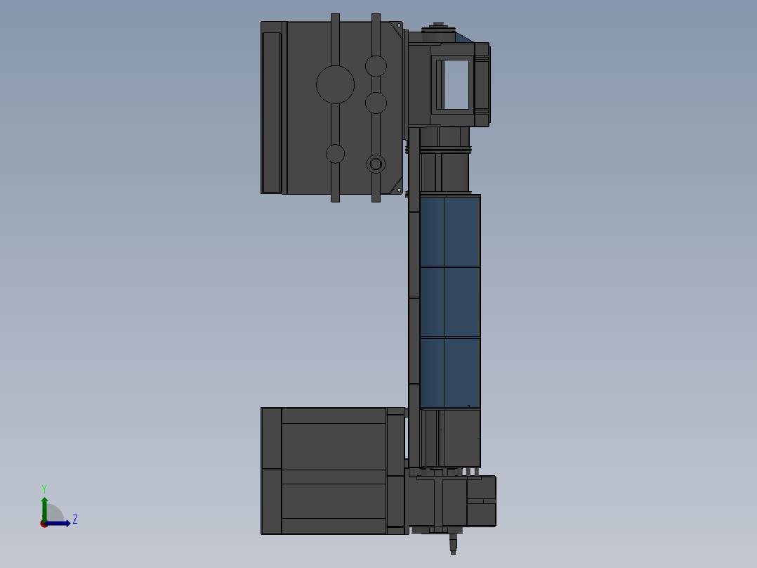 60砖机sw13+cad左视图