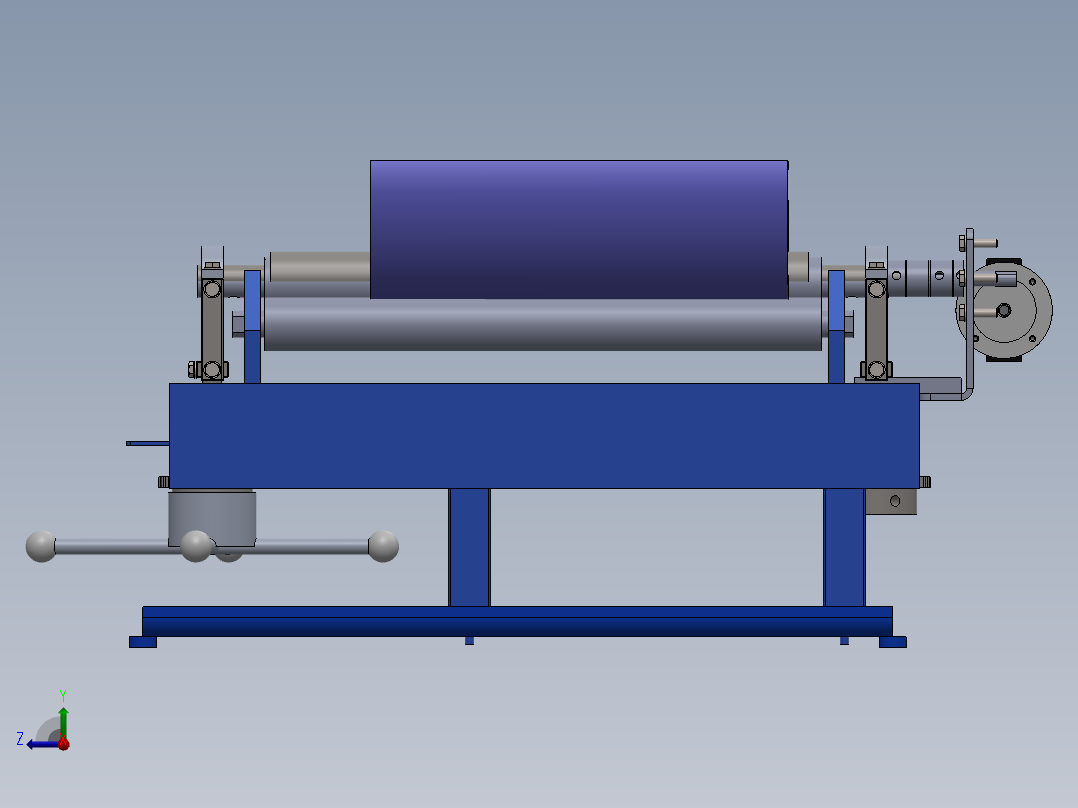 板材圆形折弯机sw18可编辑右视图