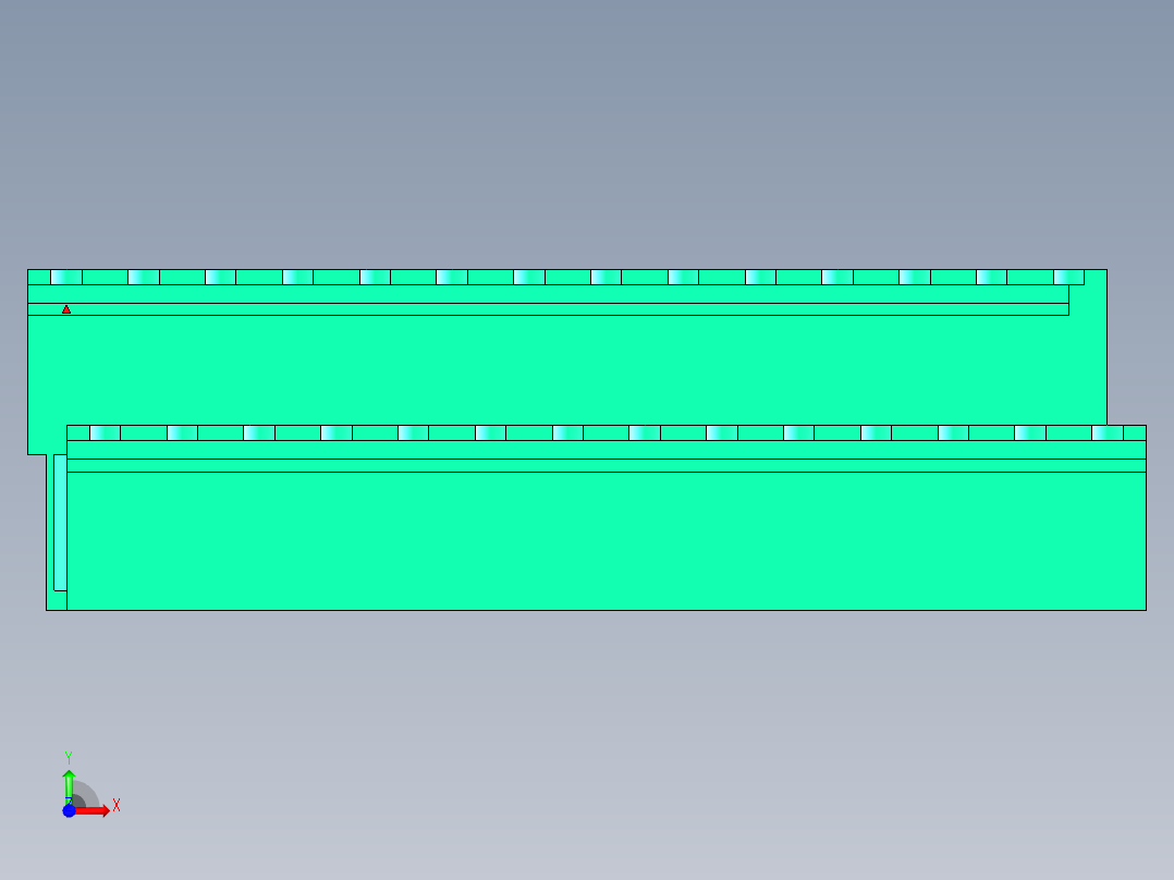 DEGSON 2EDG 系列 5.0mm 可插拔接线端子组-2EDGRT-5.0-28P-14-00AH前视图