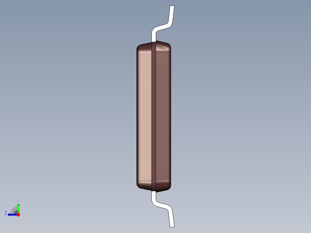 TSSOP 16引脚IC封装右视图