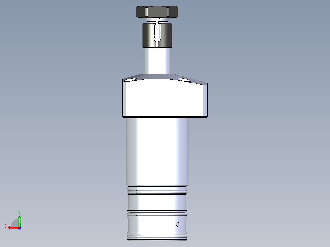 KOSMEKLHA0360-SLM_R01多系列多零件图纸模型后视图