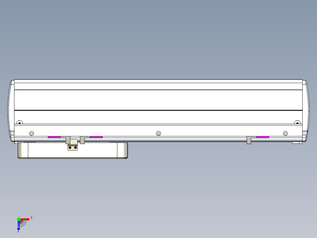 威洛博LC系列3d模型模组LC22H1Y-S250俯视图