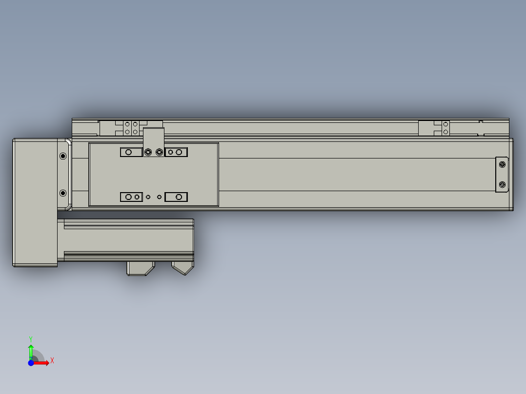 VF丝杆传动-一般环境VT6-S240-BL前视图