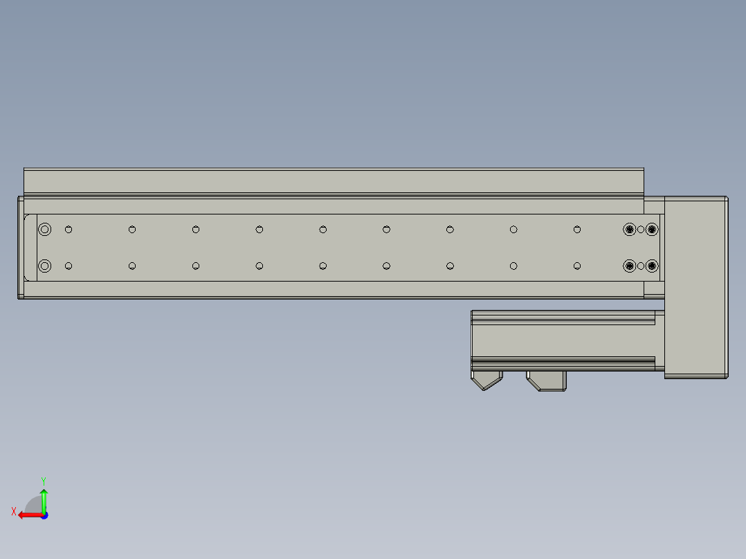VF丝杆传动-一般环境VT6-S240-BL后视图
