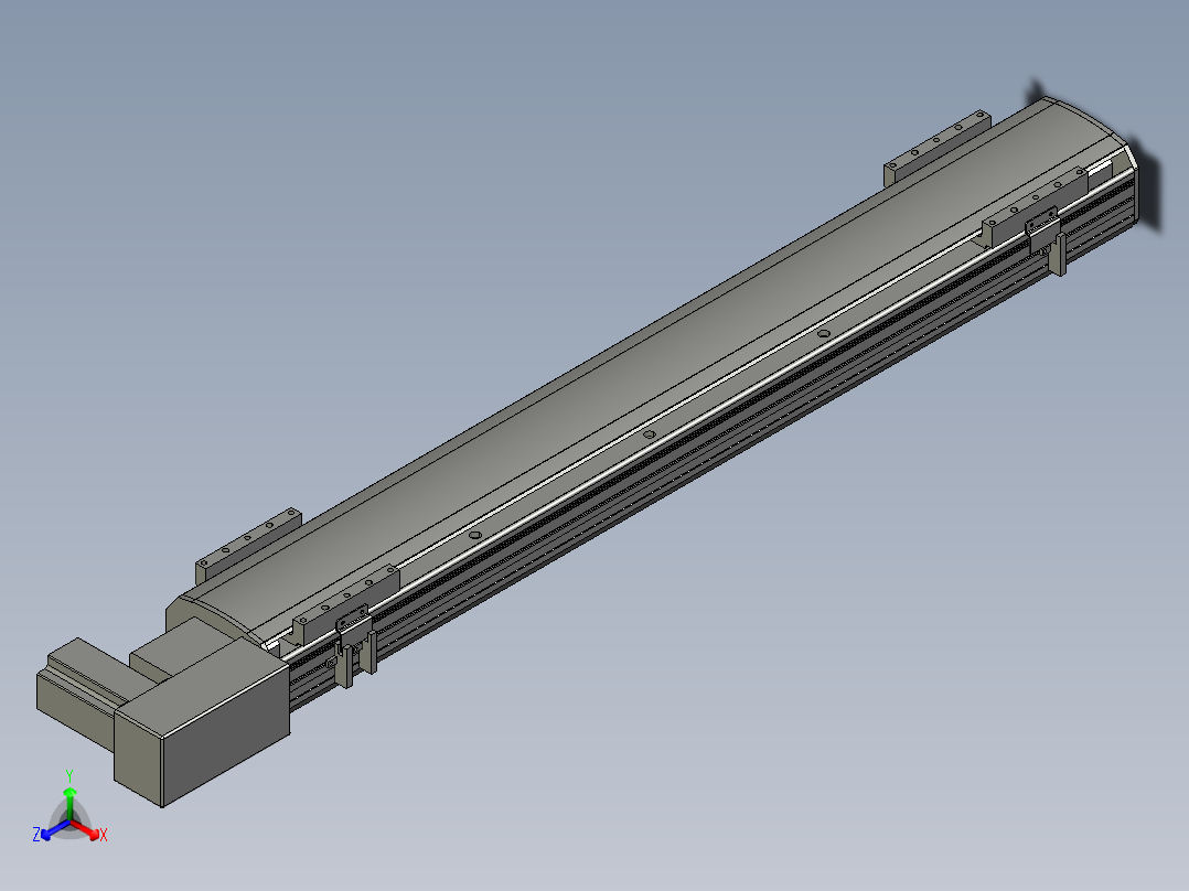 直线模组WG-LHB12-S750-BR设计图纸